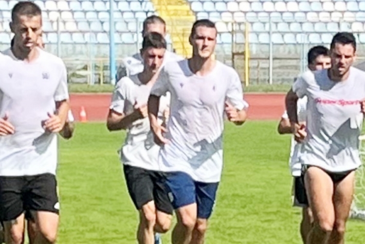 Dominik Mulac na prvom treningu