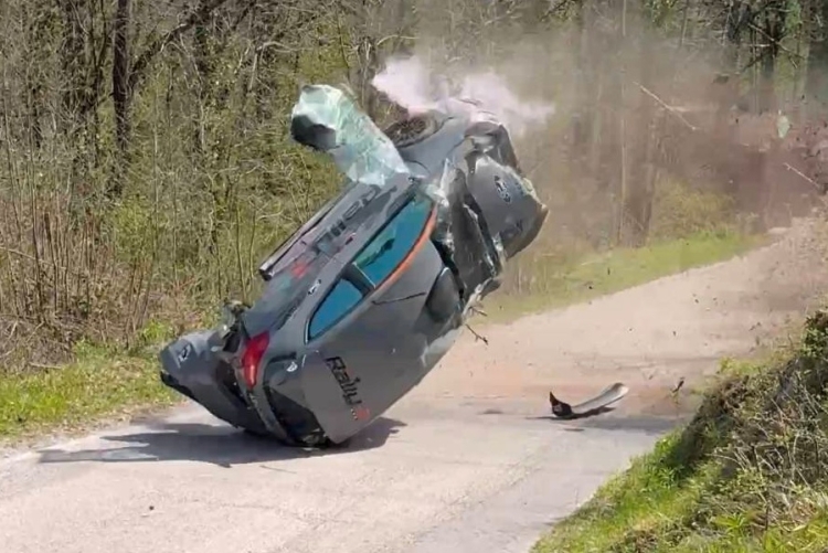 WRC Croatia Rally: Pogledajte kako je vozač Leandro Lemos Motorsporta skršio auto
