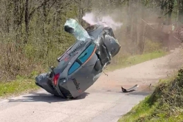 WRC Croatia Rally: Pogledajte kako je vozač Leandro Lemos Motorsporta skršio auto