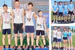 Tri medalje za AK Kvarner na državnom prvenstvu u štafetama