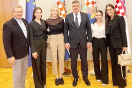 Članice KK-a Champion kod predsjednika Zorana Milanovića