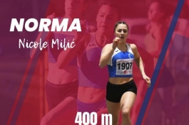 Nicole Milić ostvarila normu za europsko juniorsko prvenstvo