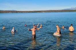 Zimska liga: Kupanje u Klimnom, HoHoHo Run održan unatoč buri