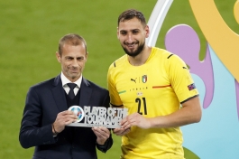 Aleksander Čeferin i Gianluigi Donnarumma