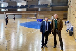 Slaviša Bradić i Zdravko Ivanković, tajnik RSS-a i pročelnik za sport u dvorani na Zametu