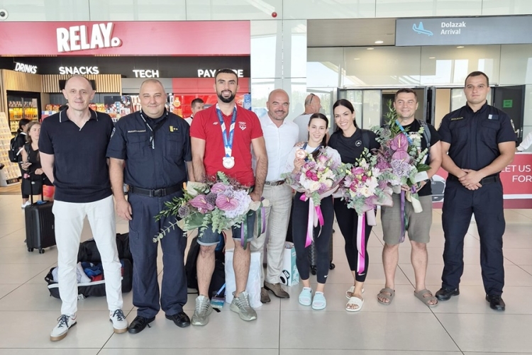 Hrvatska karate reprezentacija po povratku