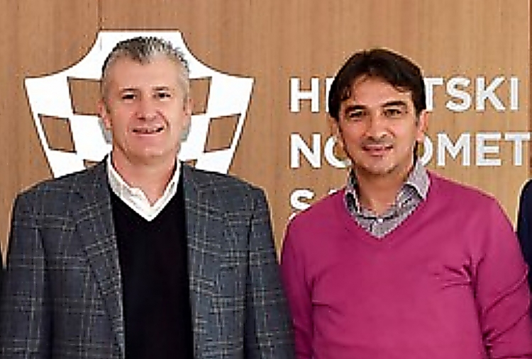 Davor šuker i Zlatko Dalić