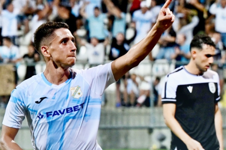 Rijeka pobijedila PAOK u prvoj utakmici play-offa Europske lige odigranoj na Rujevici