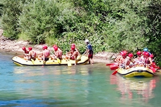 Rafting na Savi: Stručni stožer Rijeke upriličio momčadi jedinstveni  team building