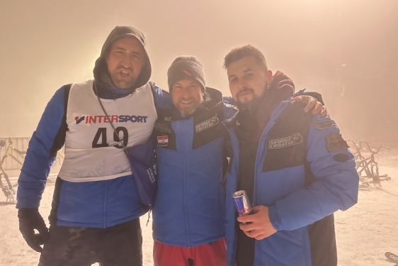 Marko Medica, Kristijan Bakale i Loren Franović, natjecatelji Skibike kluba Croatia