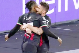 Milan i Real Madrid polufinalisti, Leao tako asistitirao da ni Giroud nije mogao promašiti