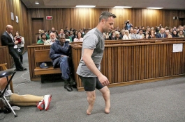 Oscar Pistorius tijekom suđenja