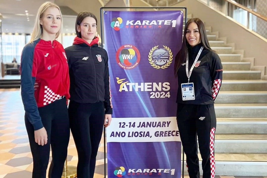 Lucia Battaia, Lea Vukoja i Alessandra Hasani na Karate1 turniru Serije A