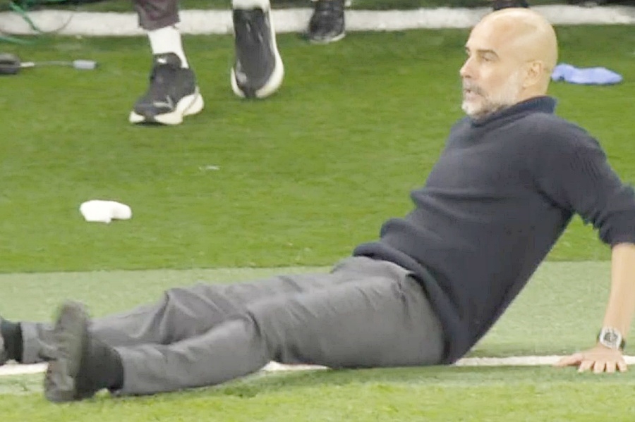 Titulu prvaka osigurao pričuvni vratar, pogledajte kako se Pep Guardiola već predao
