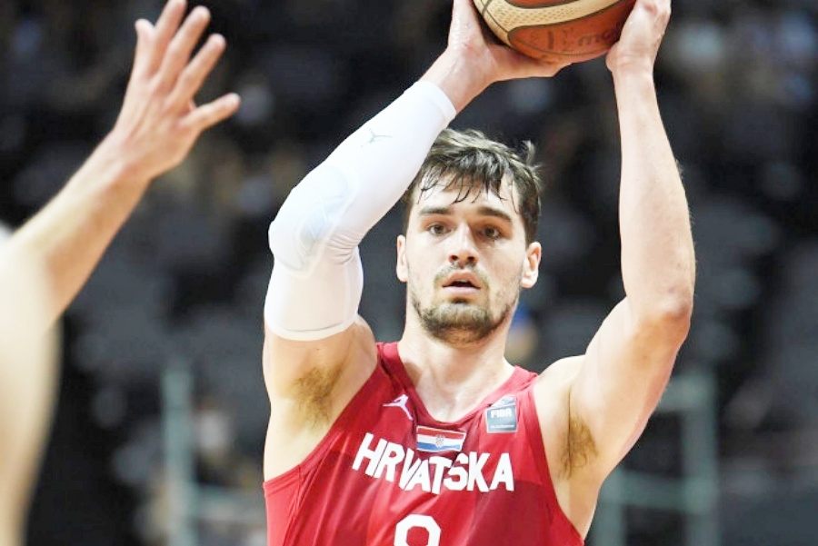 Hrvatska košarkaška reprezentacija u Rijeci igra protiv Cipra
