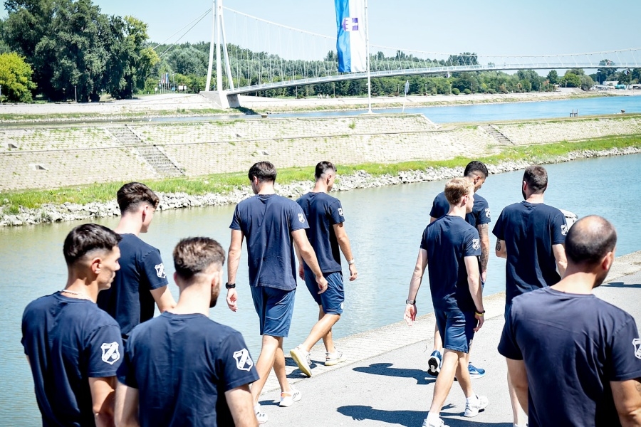 Pogledajte pripremu za utakmicu protiv Osijeka na šetnici uz Dravu