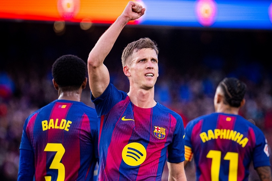 LaLiga: Dani Olmo dvostruki strijelac u pobjedi Barelone