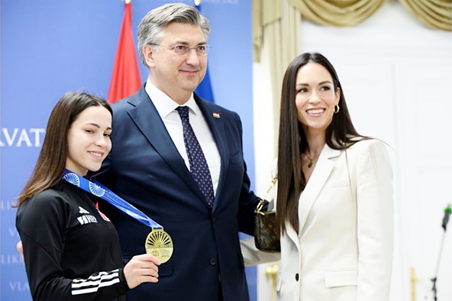 Andrej Plenković upriličio prijam za karate reprezentaciju, Ema Sgardelli  zahvalila na potpori