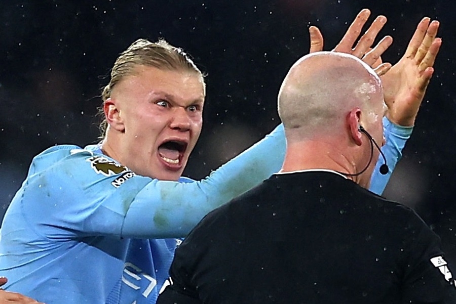 Premierliga: Erling Haaland poludio na suca, nevjerojatan sudački previd