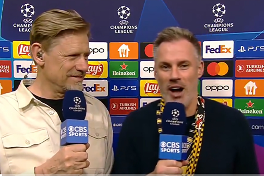 Liverpoolova legenda Jamie Carragher petljao jezikom u javljanju uživo iz Dortmunda