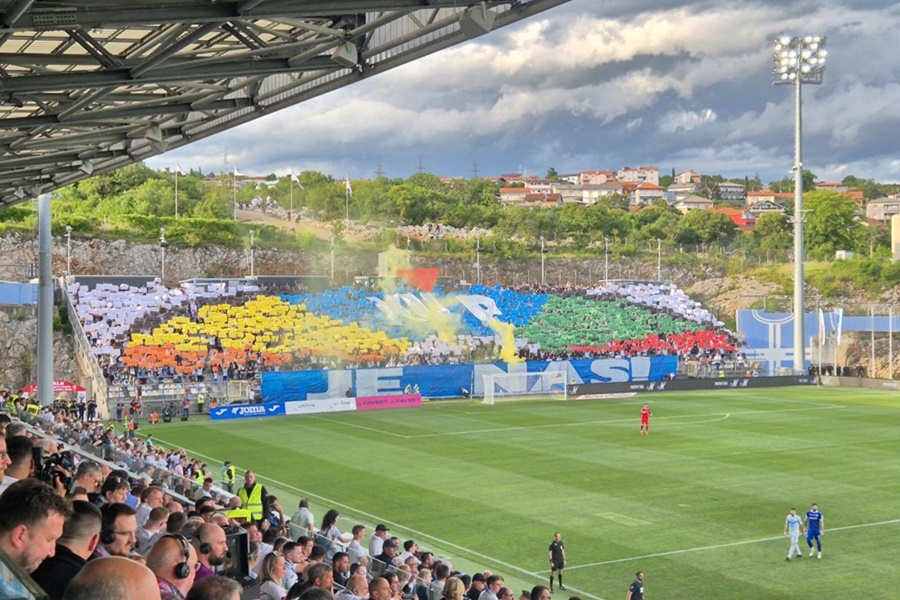 Pogledajte atmosferu na Rujevici uoči početka uzvratne  utakmice finala kupa