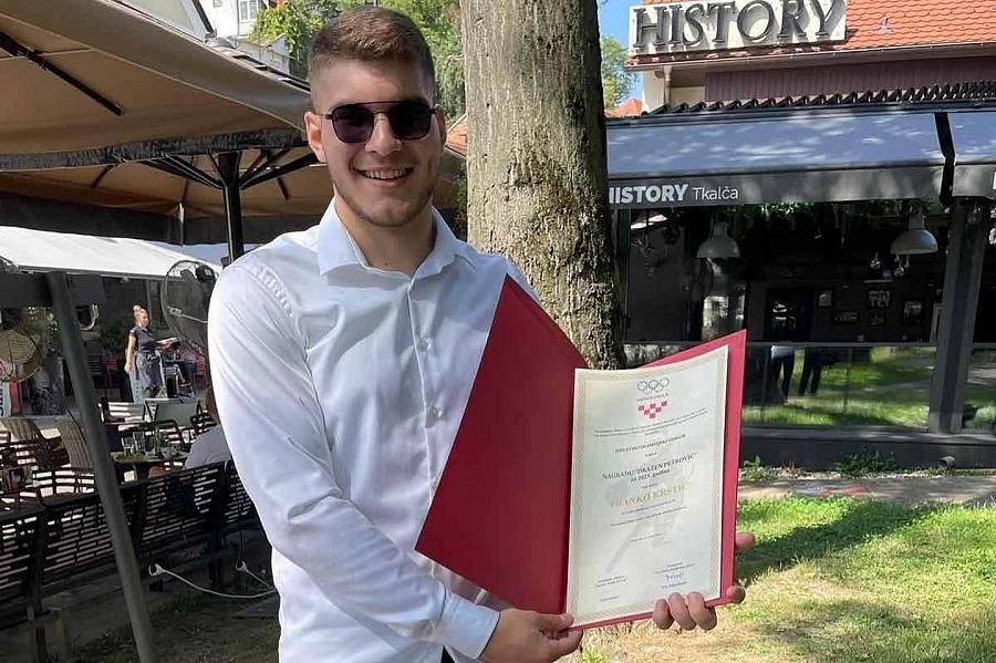 Franku Krstiću nagrada Dražen Petrović, mladi rukometaš Zameta dobio vrijedno priznanje