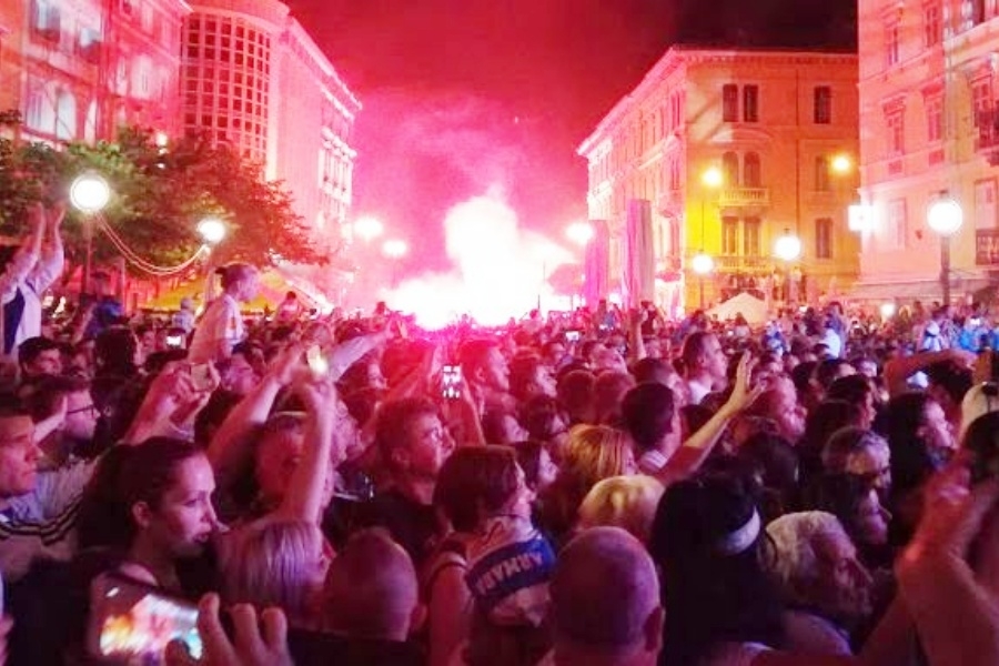 Grad Rijeka na  Korzu organizira javno gledanje utakmice Rijeka - Slaven Belupo