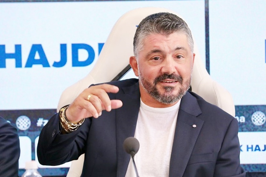 Hoće li Gennaro Gattuso izdržati na klupi Hajduka do kraja sezone?