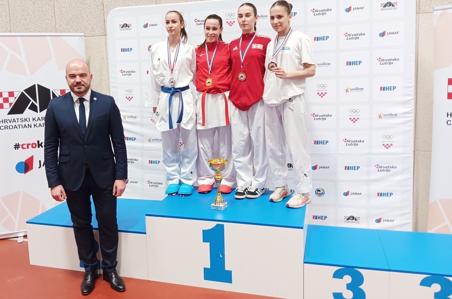 Ema Sgardelli, Nino Donadić i Boran Berak osvojili zlata na državnom prvenstvu u karateu