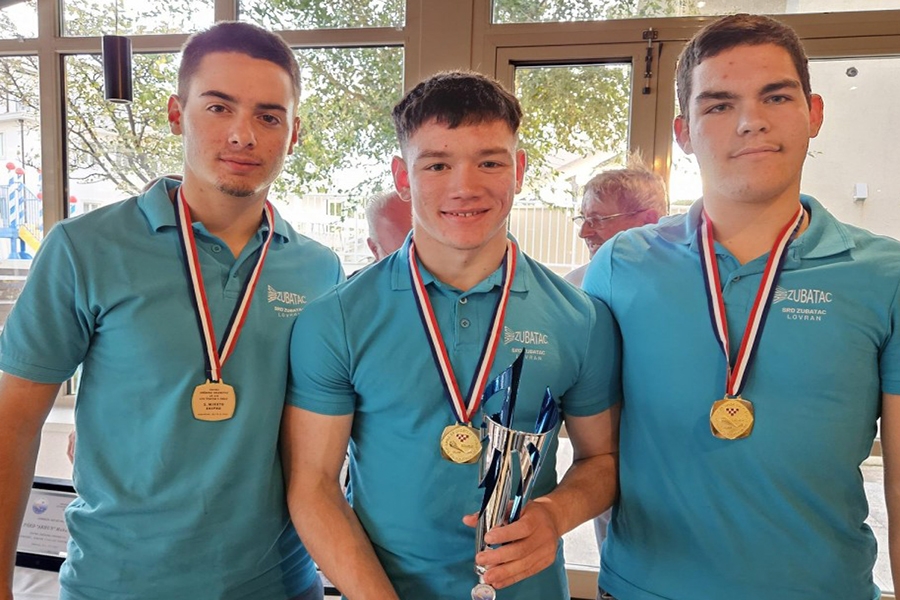 Ribolovci SRD Zubatac iz Lovrana postali ekipni prvaci Hrvatske u kategoriji U-16