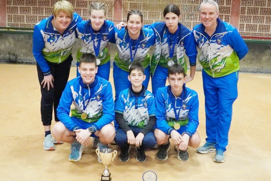 Boćarska reprezentacije PGŽ osvojila jedno  prvo  i dva druga mjesta u Sežani
