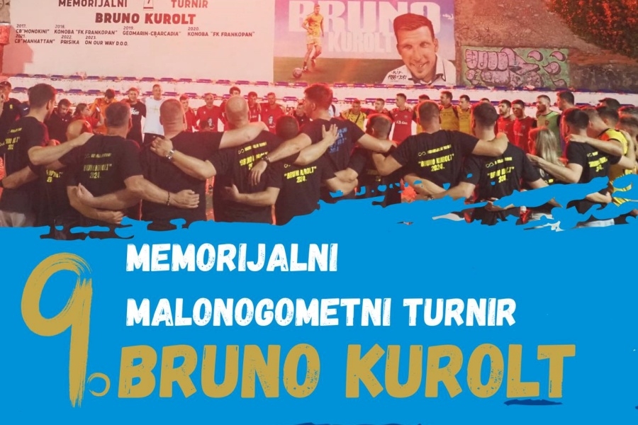 Memorijalni malonogometni turnir Bruno Kurolt, pogledajte raspored
