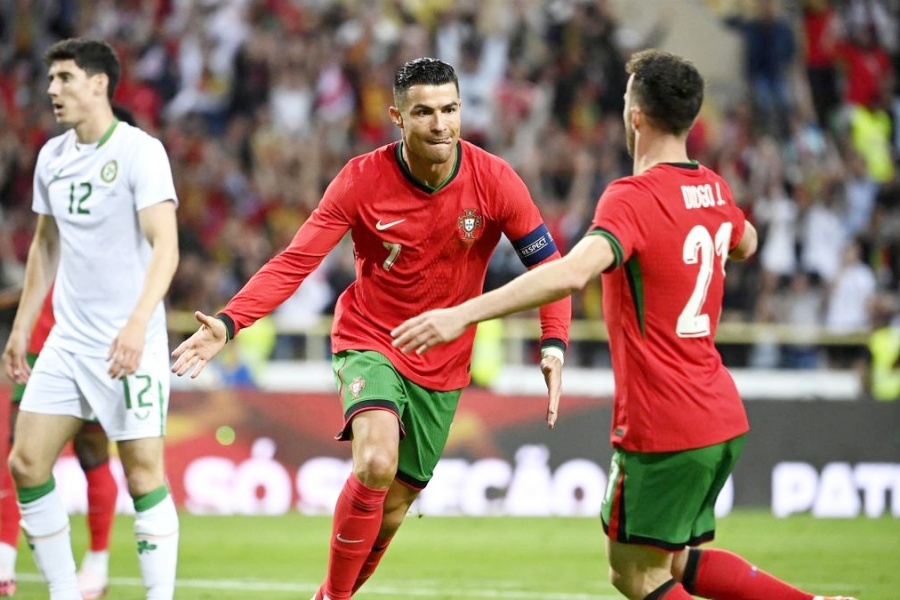 Cristiano Ronaldo postigao dva pogotka protiv Irske
