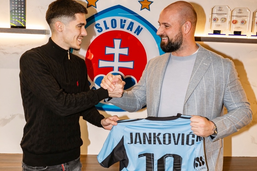 Niko Janković: Jako sam uzbuđen što ću nositi dres Slovana iz Bratislave!