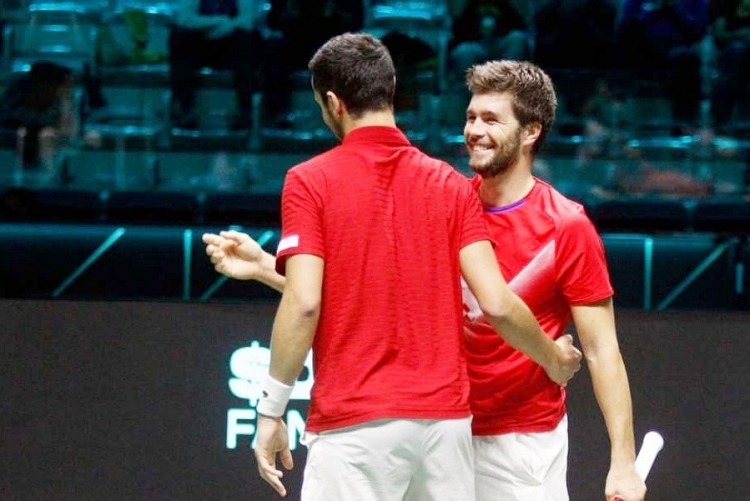 Davis Cup: Hrvatska pobijedila Slovačku u Osijeku i izborila drugo kolo
