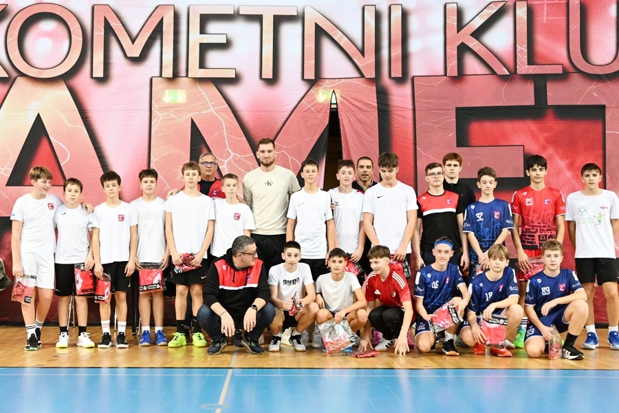 Zamet Family Day: Tin Lučin posjetom razveselio najmlađe rukometaše