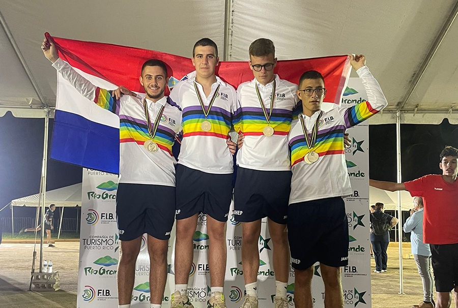 Lovro Šipek, Filip Klarić, Ivan Načinović i Adrian Šipek zlatni