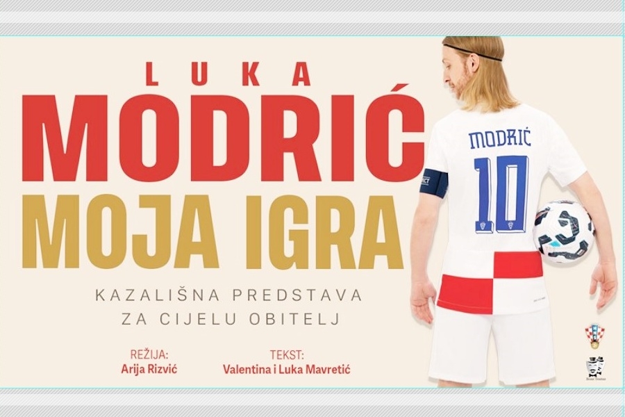 Predstava "Luka Modrić: Moja igra"  nastala u suradnji HNS-a i Boss teatra