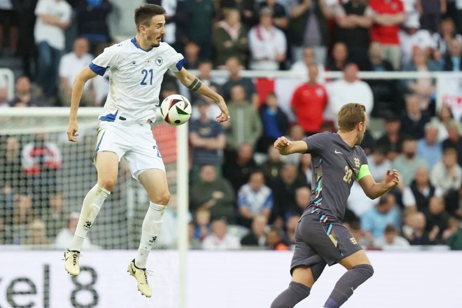 Stjepan Radeljić igrao za BiH u porazu od Engleske u Newcastleu